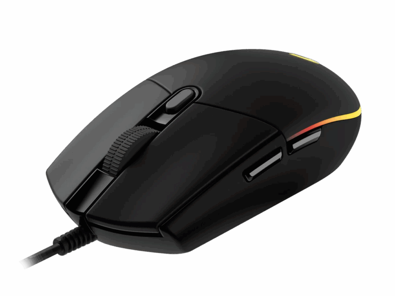 MOUSE LOGITECH G203 RGB LIGHTSYNC BLACK - Image 3