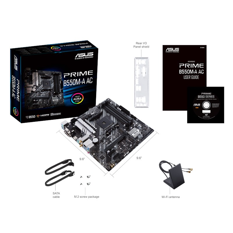 MAINBOARD ASUS PRIME B550M-A AC 4DDR4 AM4 M-ATX - Image 5