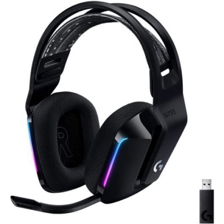HEADSET LOGITECH G733 LIGHTSPEED BLACK