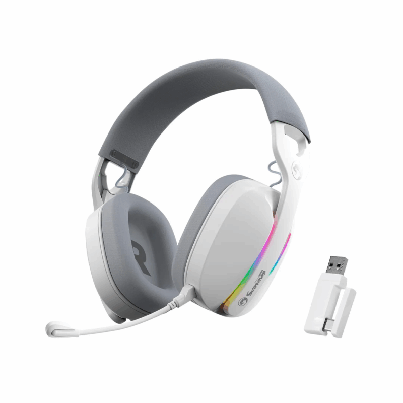 HEADSET MARVO SCORPION HG9086W INALÁMBRICO WHITE