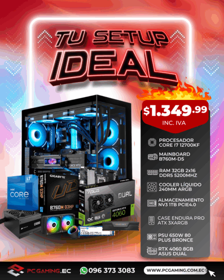 PC PROMO i7 12700KF + RTX 4060 8GB