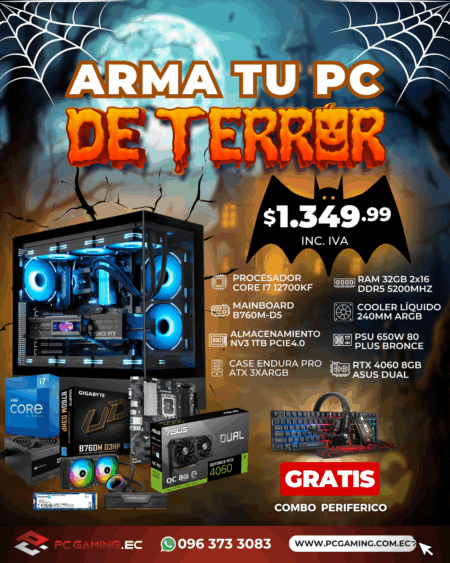 PC PROMO i7 12700KF + RTX 4060 8GB