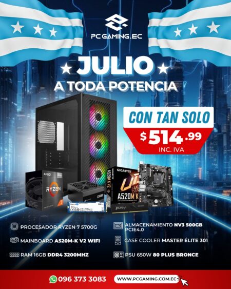 PC PROMO RYZEN 7 5700G