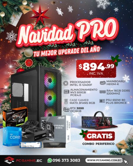 PC PROMO I5 12400F + RTX 3050 6GB