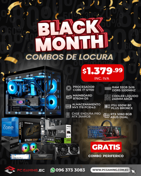 PC PROMO i7 12700 + RTX 5060 8GB