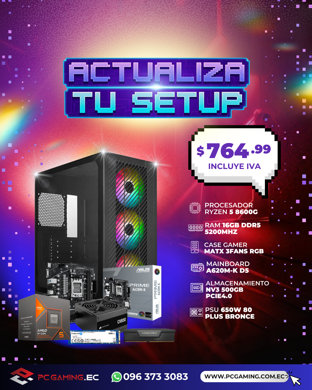 PC PROMO RYZEN 5 8600G