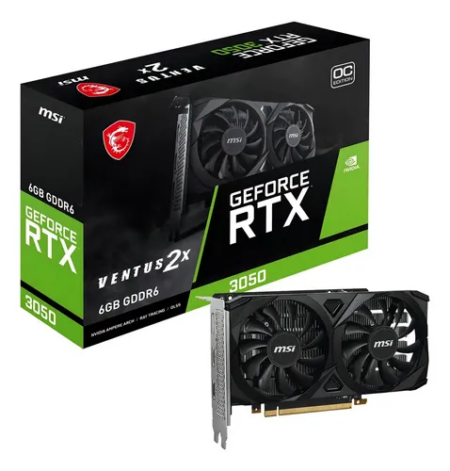 TARJETA DE VIDEO RTX 3050 VENTUS 2X 6GB OC