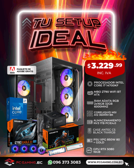 PC PROMO I7 14700KF+ RTX 5080 16GB