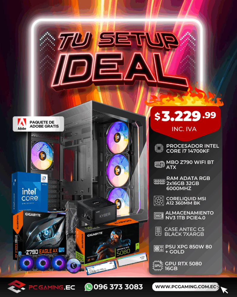 PC PROMO I7 14700KF+ RTX 5080 16GB