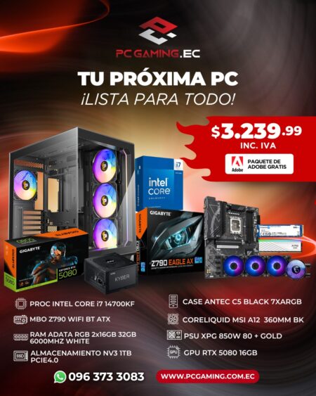 PC PROMO I7 14700KF+ RTX 5080 16GB