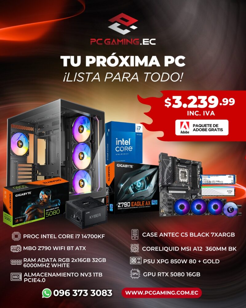 PC PROMO I7 14700KF+ RTX 5080 16GB