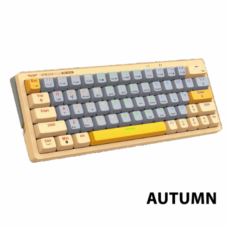 TECLADO MECÁNICO ARMAGGEDDON GMK-100 AUTUMN RGB TRI-MODE
