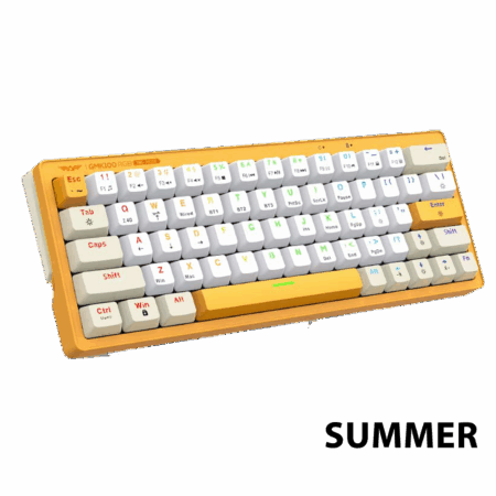 TECLADO MECÁNICO ARMAGGEDDON GMK-100 SUMMER RGB TRI-MODE