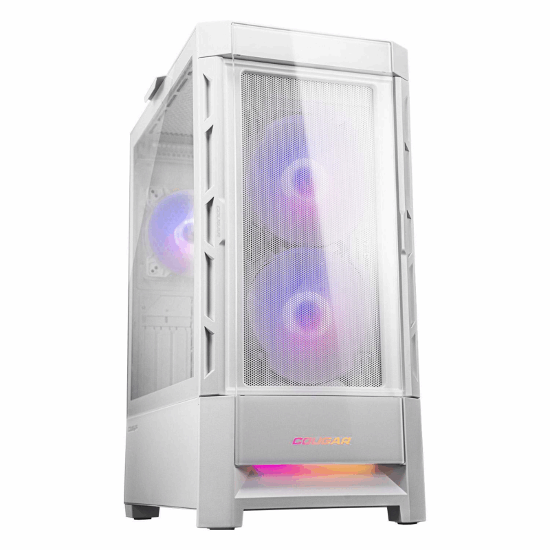 CASE COUGAR DUOFACE RGB WHITE X3FANS