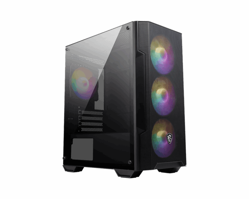 CASE MSI MAG FORGE M100A BLACK X4FANS