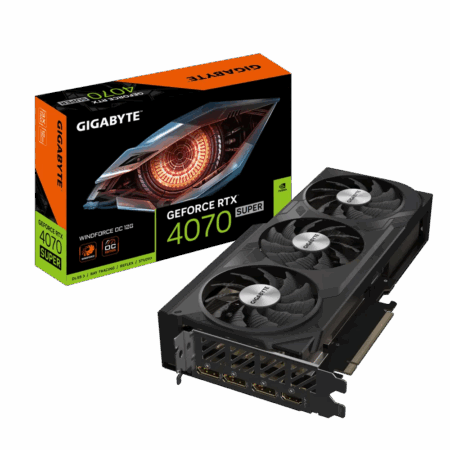 TARJETA DE VIDEO GIGABYTE RTX 4070 SUPER WINDFORCE OC 12G