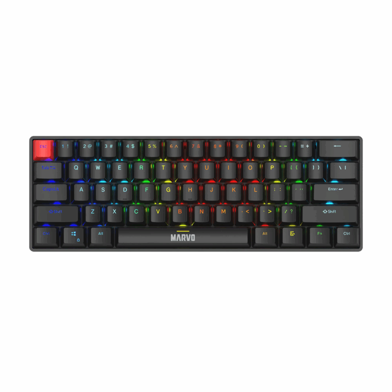 TECLADO MECANICO MARVO KG933G SABER 61