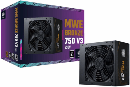FUENTE DE PODER COOLER MASTER MWE BRONZE 750W V3
