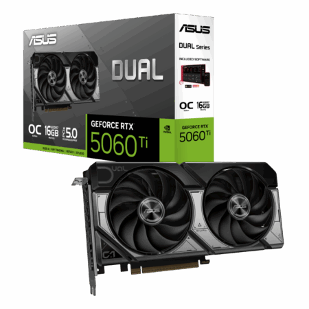 TARJETA DE VIDEO ASUS DUAL RTX 5060 TI 16GB OC EDITION