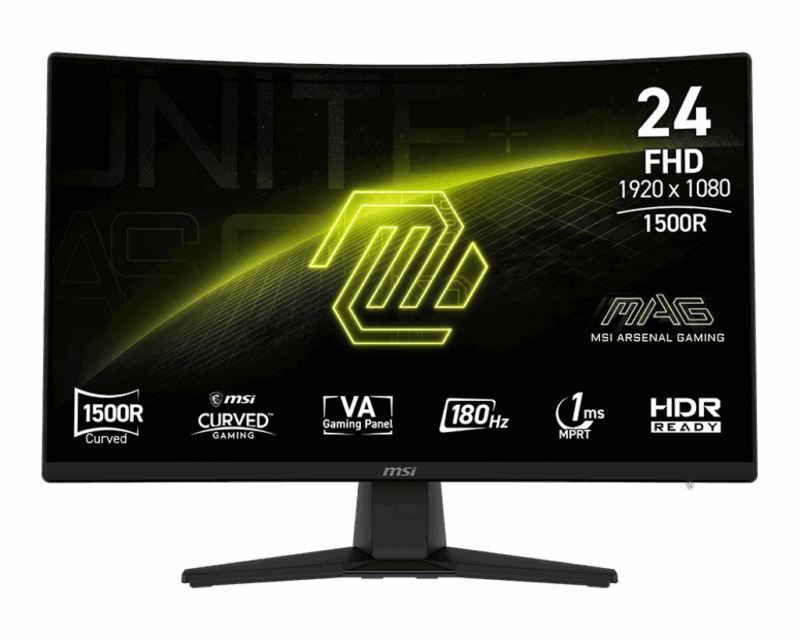 MONITOR MSI MAG 242C 23.6" INCH CURVO/VA/FHD/1MS/180Hz