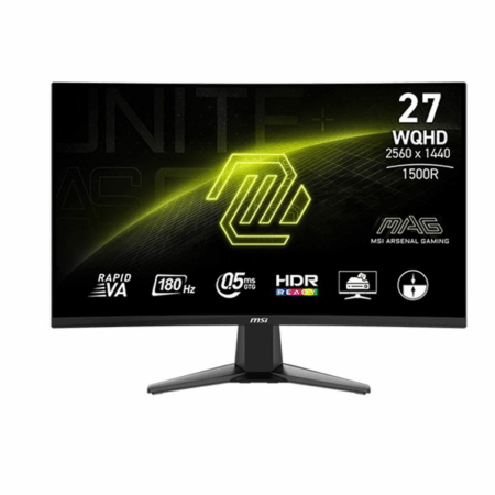 MONITOR MSI MAG 27CQ6F 27"INCH CURVO 2K/VA/180Hz/0,5MS