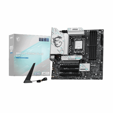 MAINBOARD B860M GAMING PLUS WIFI 4DDR5 LGA1851 M-ATX