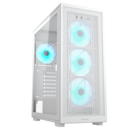 CASE COUGAR MX220 RGB WHITE X4FANS
