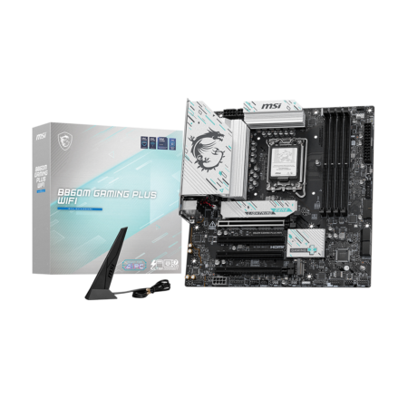 MAINBOARD MSI B860M GAMING PLUS WIFI 4DDR5 LGA1851 M-ATX