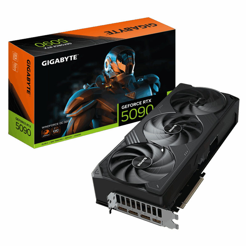 TARJETA DE VIDEO GIGABYTE RTX 5090 WINDFORCE OC 32G