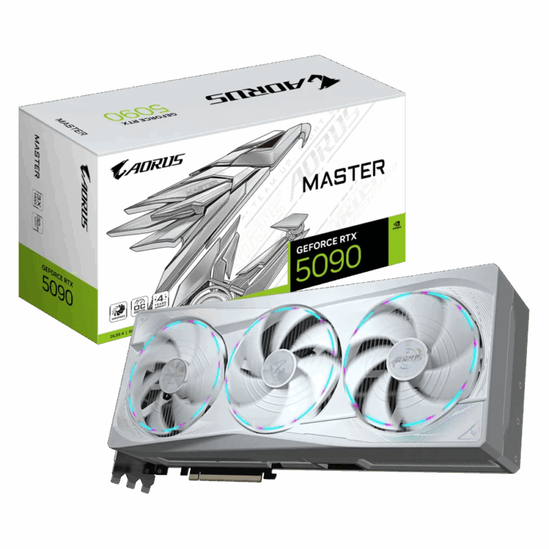 TARJETA DE VIDEO AORUS RTX 5090 MASTER 32GB ICE