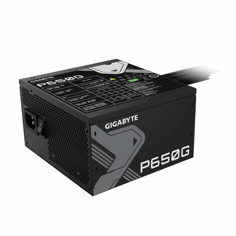FUENTE DE PODER GIGABYTE P650G 650W 80+ GOLD ATX - Image 3