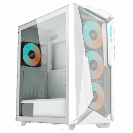 CASE GIGABYTE C301 GLASS ARGB X4FANS WHITE