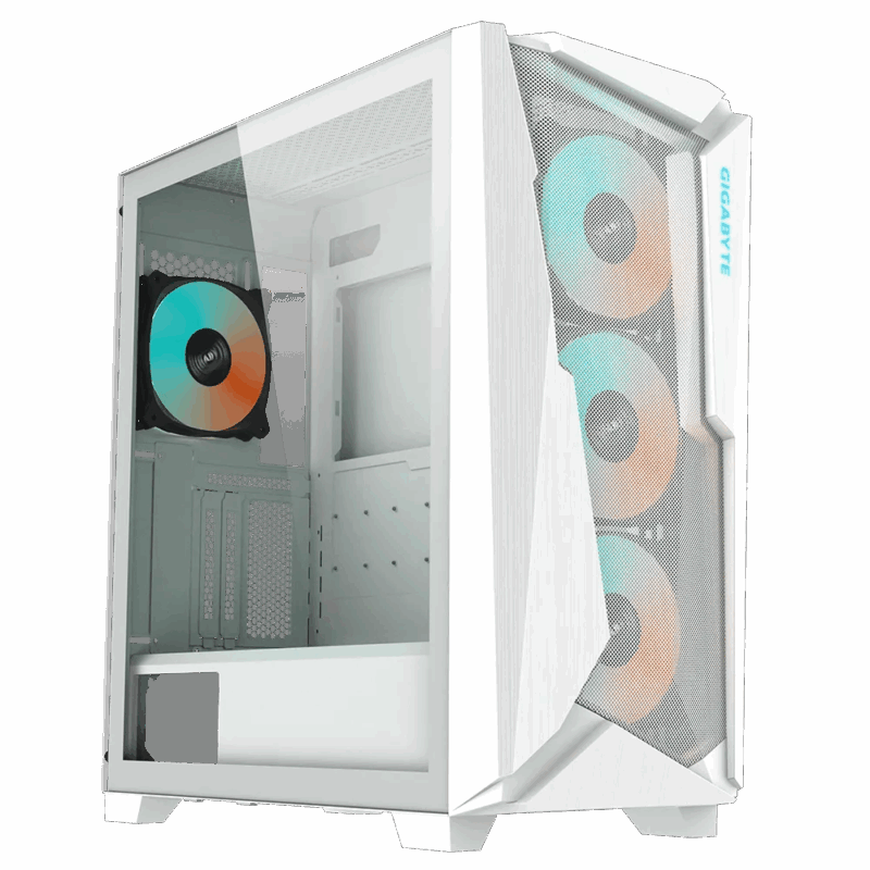 CASE GIGABYTE C301 GLASS ARGB X4FANS WHITE