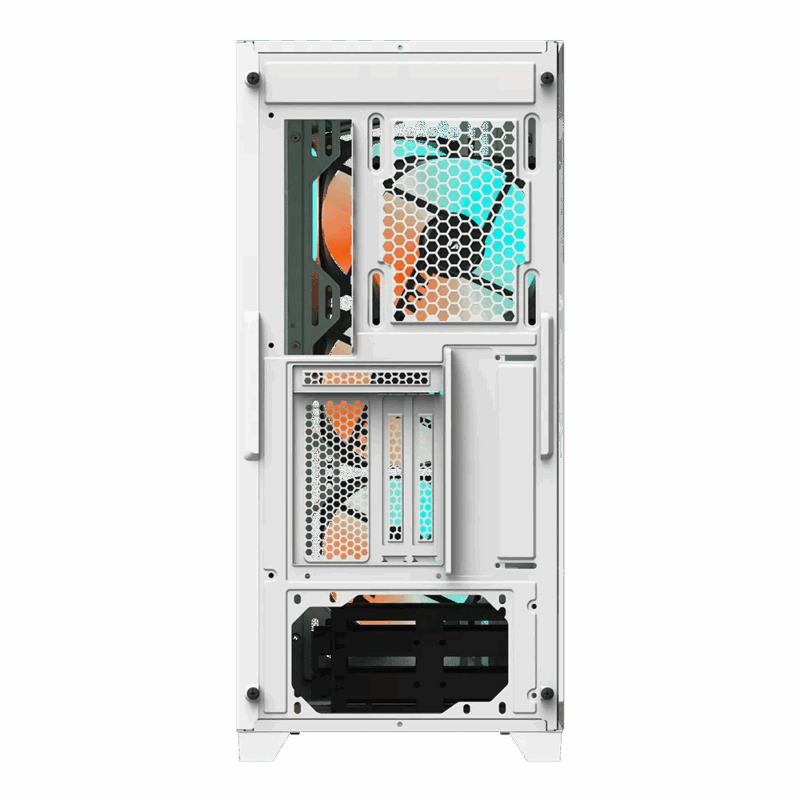 CASE GIGABYTE C301 GLASS ARGB X4FANS WHITE - Image 5