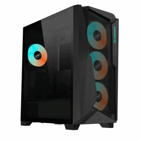 CASE GIGABYTE C301 GLASS ARGB X4FANS BLACK