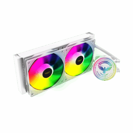 COOLER LIQUIDO TESSERAXX DEEP FREEZE 240MM WHITE