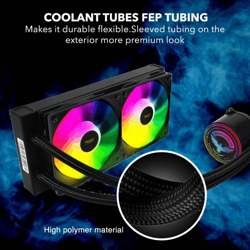 COOLER LIQUIDO TESSERAXX DEEP FREEZE 240MM WHITE - Image 7