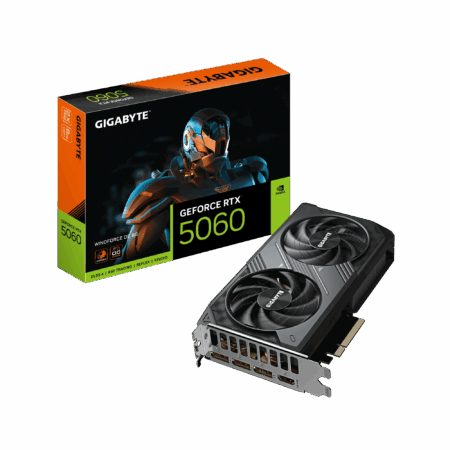 TARJETA DE VIDEO GYGABYTE RTX 5060 WINDFORCE OC 8G