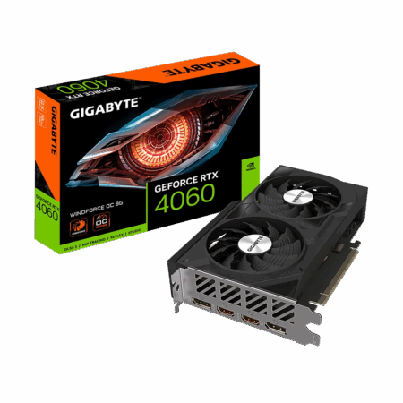 TARJETA DE VIDEO GIGABYTE RTX 4060 WINDFORCE OC 8GB