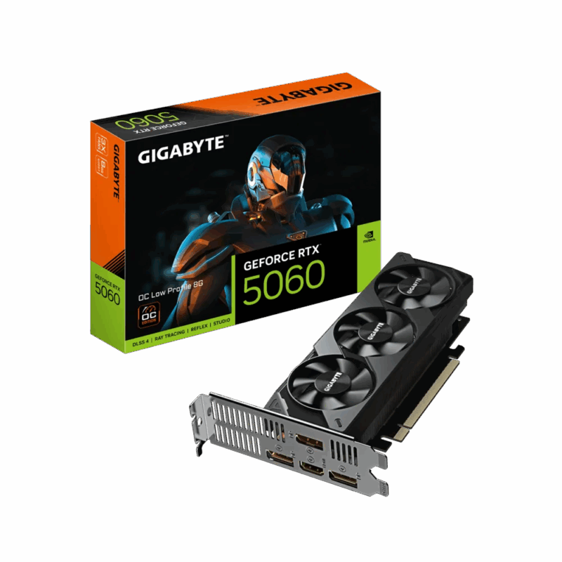 TARJETA DE VIDEO GIGABYTE RTX 5060 OC LOW PROFILE 8G