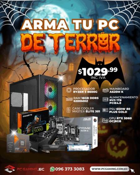 PC PROMO RYZEN 5 8600G + RTX 5060 OC 8GB