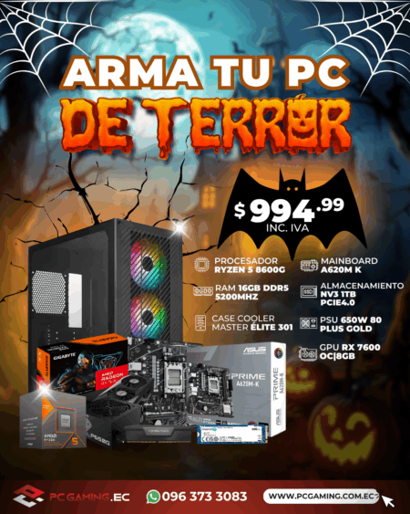 PC PROMO RYZEN 5 8600G + RX 7600 OC 8GB
