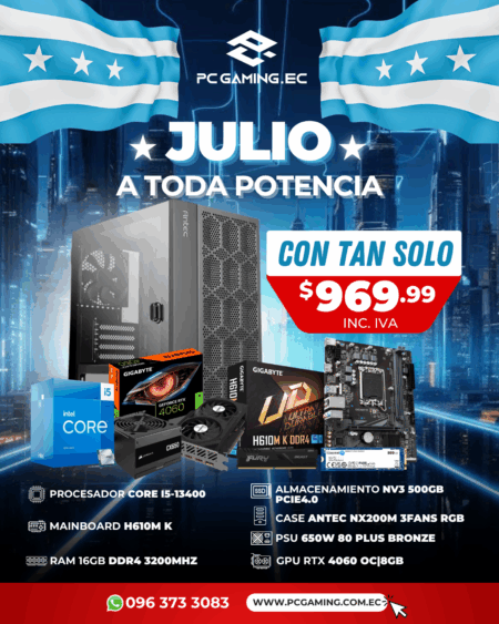 PC PROMO I5 13400+ RTX 4060 OC 8GB