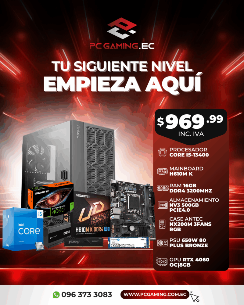 PC PROMO I5 13400+ RTX 4060 OC 8GB