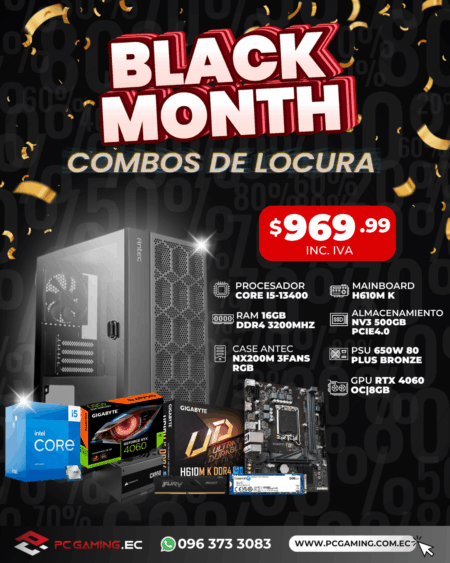 PC PROMO I5 13400+ RTX 4060 OC 8GB