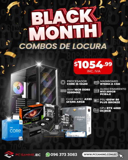 PC PROMO I5 13400 + RTX 4060 OC 8GB