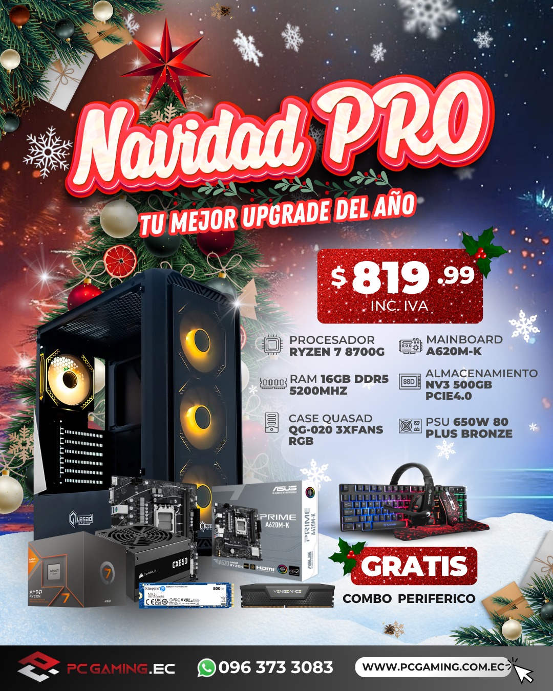 PC PROMO RYZEN 7 8700G