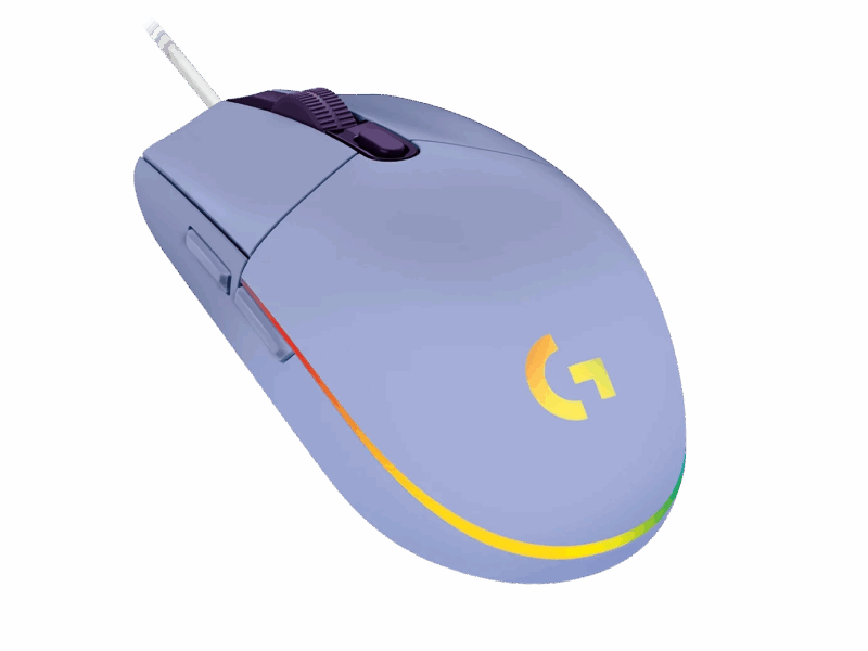MOUSE LOGITECH G203 RGB LIGHTSYNC LILA - Image 2