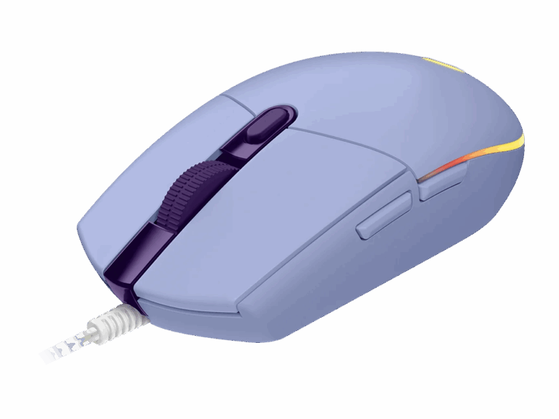 MOUSE LOGITECH G203 RGB LIGHTSYNC LILA - Image 3