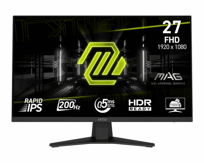 MONITOR MSI MAG 274F 27″/ IPS/ FHD/200Hz/0,5MS